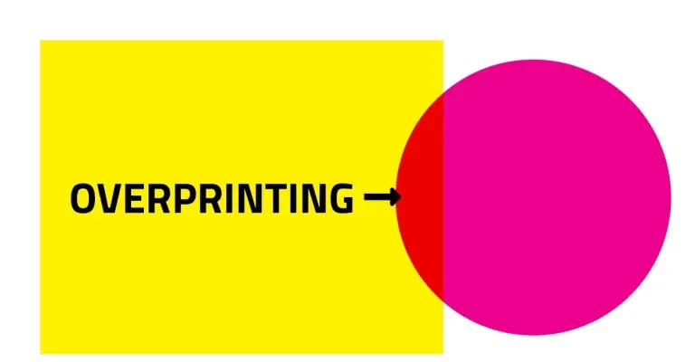 overptint در چاپ